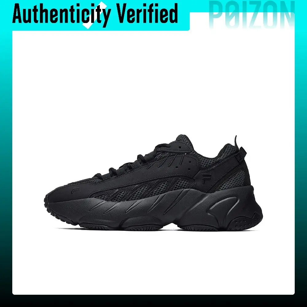 FILA Ade Coverage Low top Casual City Commuting Running Shoes Men's Black F12M031104FBK