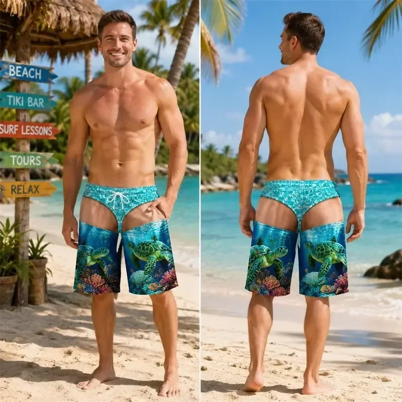 Shorts Comfortable Breathable Casual Men 3D Printed Swim Trunks Hawaiian Quick Dry Beach Shorts Unique Fashion Style 2026