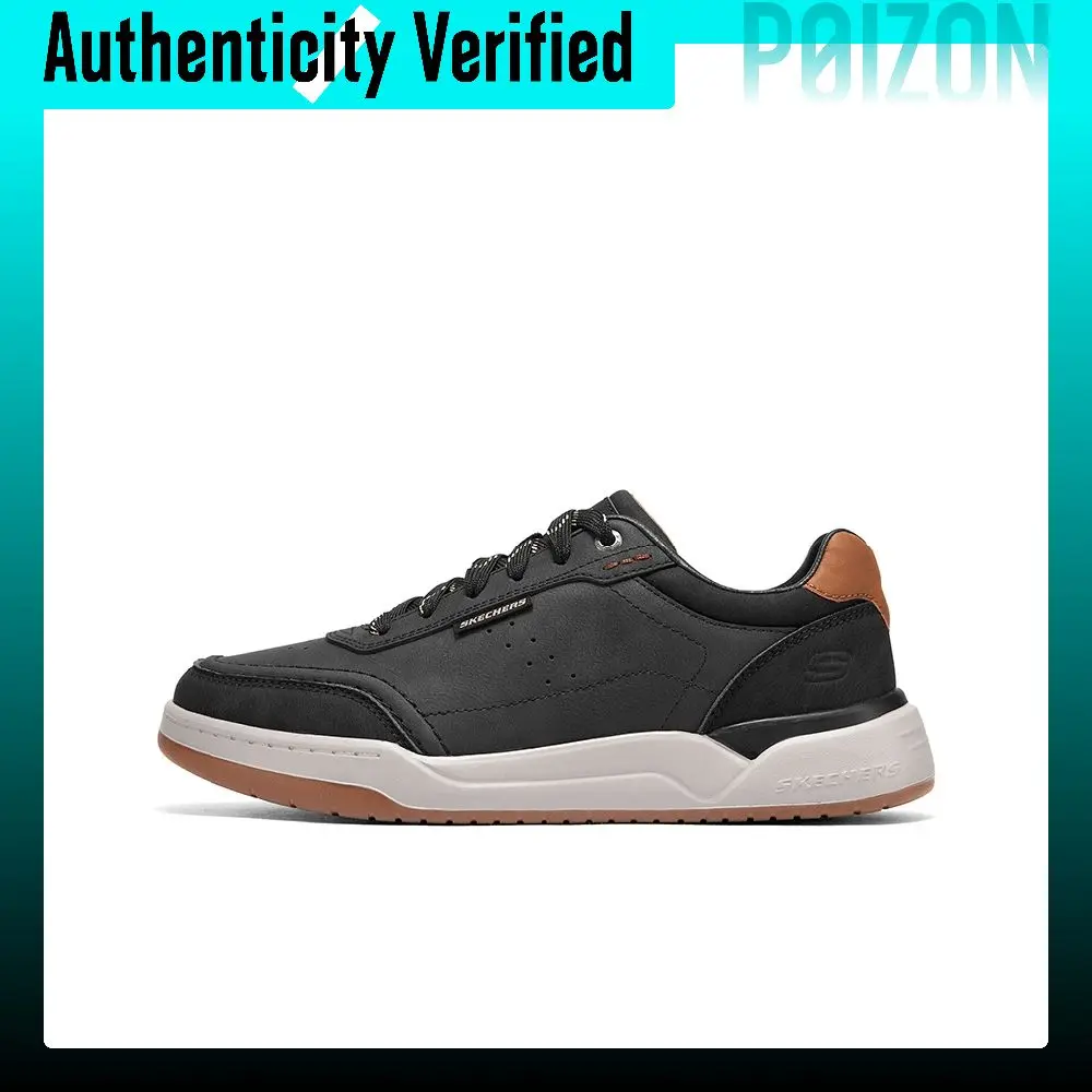 Skechers MENS USA STREET WEAR Low top Skateboard Shoes Men's Black 211250-BLK