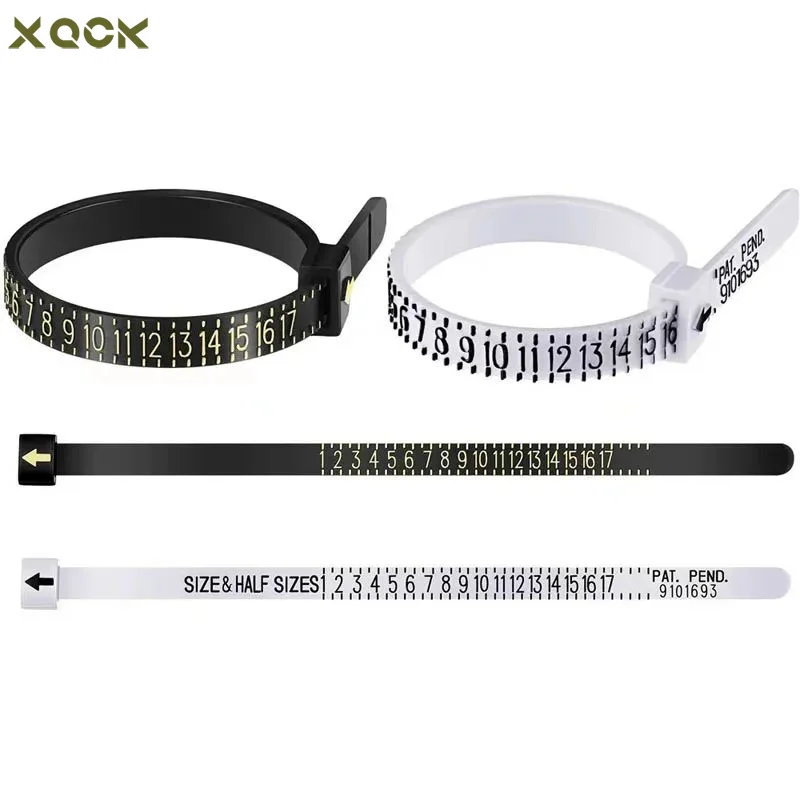 Professional Plastic Ring Sizer for Accurate Jewellery Sizing US HK UK EU JP Finger Size Gauge Jewelry Measurement Tools