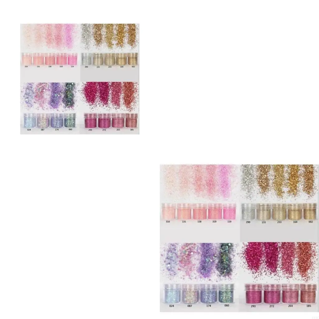 195C Manicure Accessory Epoxy Resin Filler Pigment DIY Nails Beauty Arts Decorations