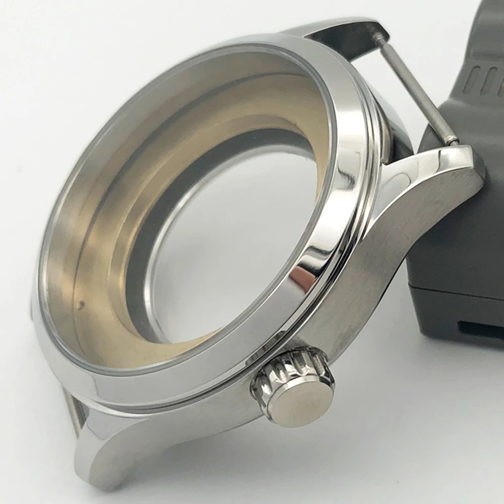 42mm Case Sapphire Glass Fit NH35 Movement Watch Parts