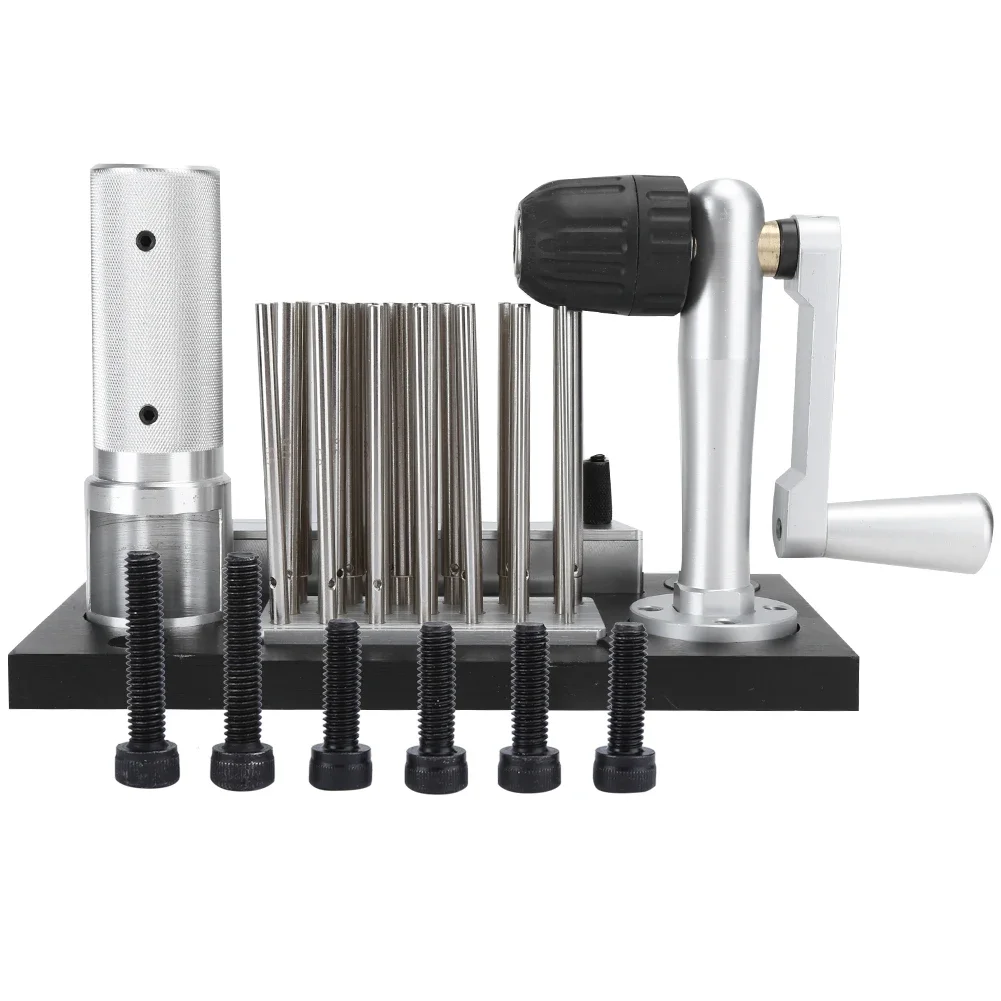 1 Set Professional Stainless Steel Manual Jump Ring Maker Tool with Cutter Set for Gold/Silver Wire Wrapping Jewelry Making