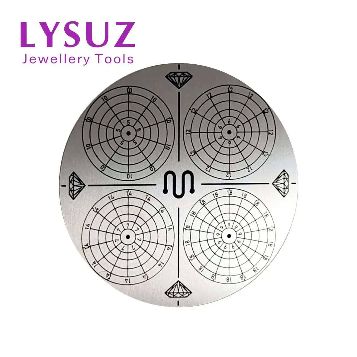 Jewelry Making Divider Auxiliary Means Uniform Object Equally Determine Item Center Accessories DIY Tools LYSUZ