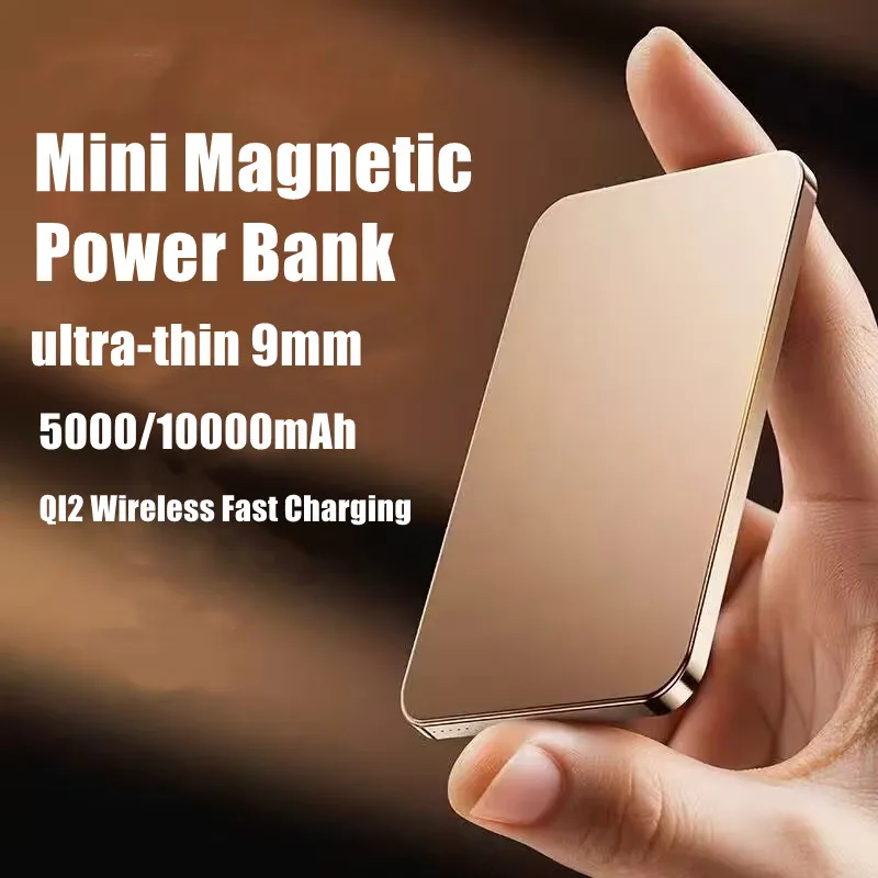 10000mAh Magnetic Power Bank PD20W Fast Charging For Magsafe QI2 Wireless Portable External Battery Powerbank For iPhone Samsung