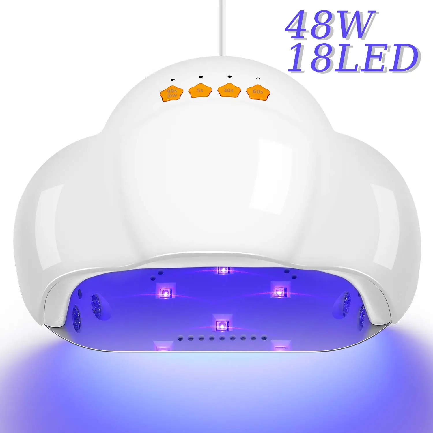 DianaBeauty Mini UV Led Lamp Portable Nail Dryer for Curing Gel Polish With 4 Timer Settings 54W UV Lamp for Nails Nail Tools