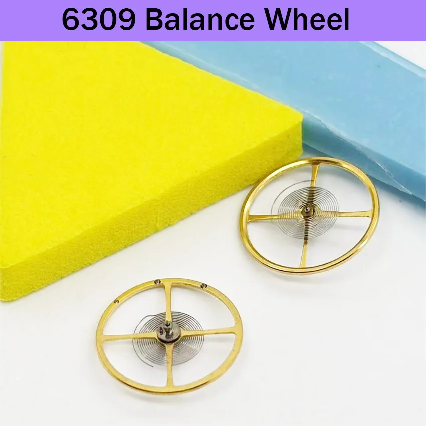 Mechanical Watch Movement Balance Wheel Accessory for S 6309 6319 - Watch Repair Part