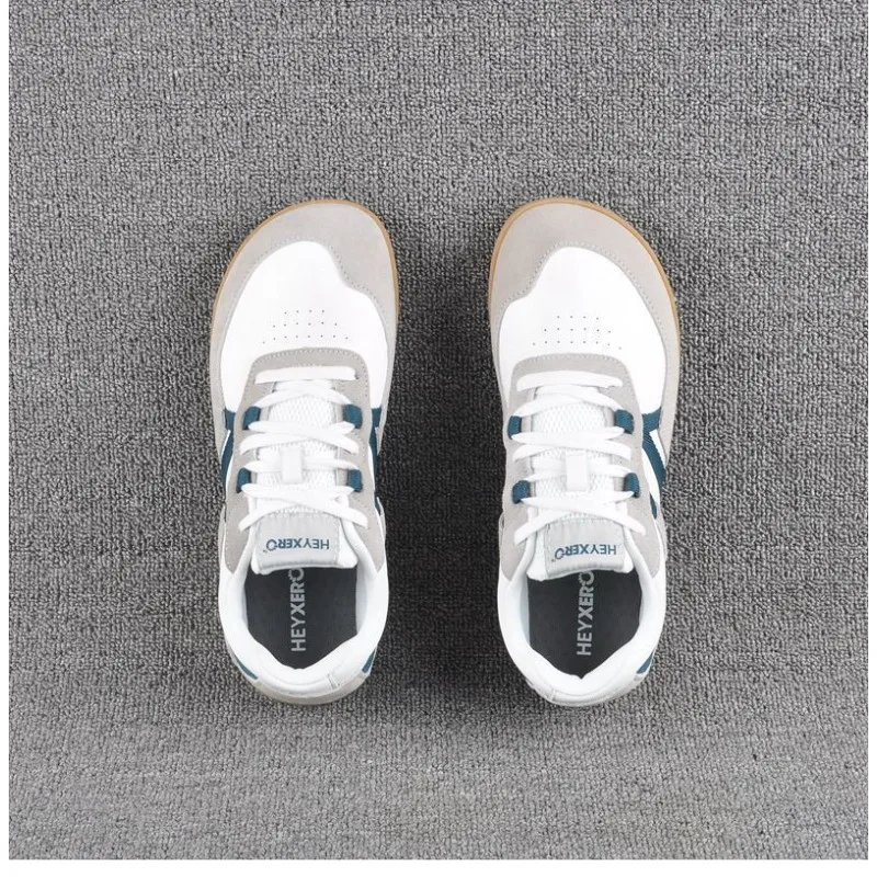 Classic Brand Comfortable Wide Last Sport Leisure Shoe Top Quality Flat Bottom Walking Shoe Barefoot Training Fitness Shoe