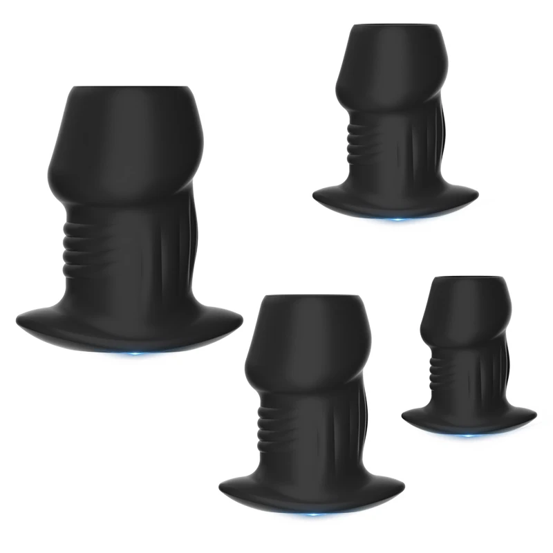 2026 New Hollow Anal Plug with Matched Stopper Enema Anal Expander Butt Plug Peep Vagina and Anus Dilation Adult SM Anal Sex Toy