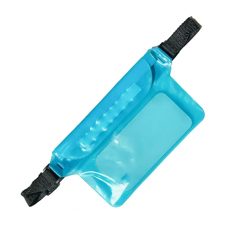 Superior-PVC Waterproof Swimming Bag Ski Drift Diving Shoulder Waist Pack Bag Underwater Cell Phone Bags Case Cover For Beach