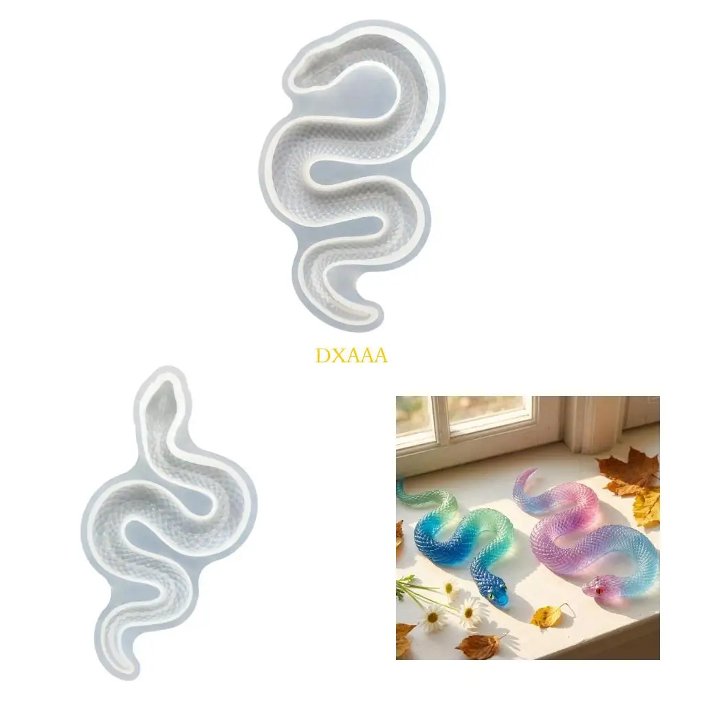 DXAA Premium Silicone Snake Mold For Crafting Realistic Jewelry Pieces