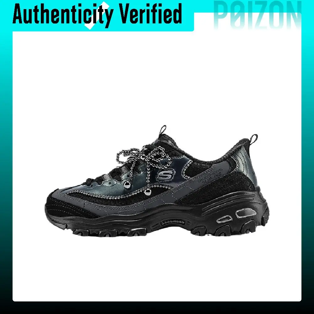 Skechers SPORT WOMENS Low top Chunky Sneakers Women's Black 150559-BKCC