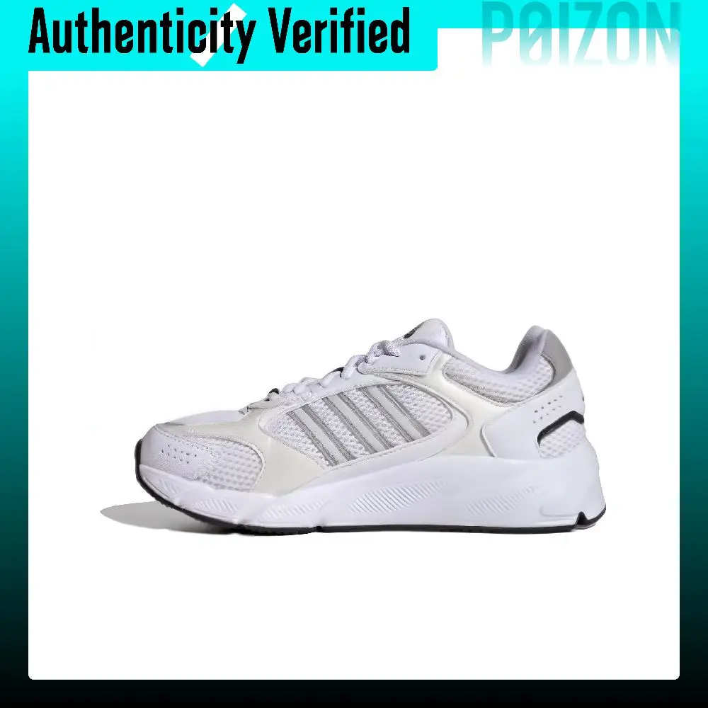Adidas CRAZYCHAOS 2000 Mesh, Textile, Synthetic Leather Low top Casual Shoes Unisex White IH0308