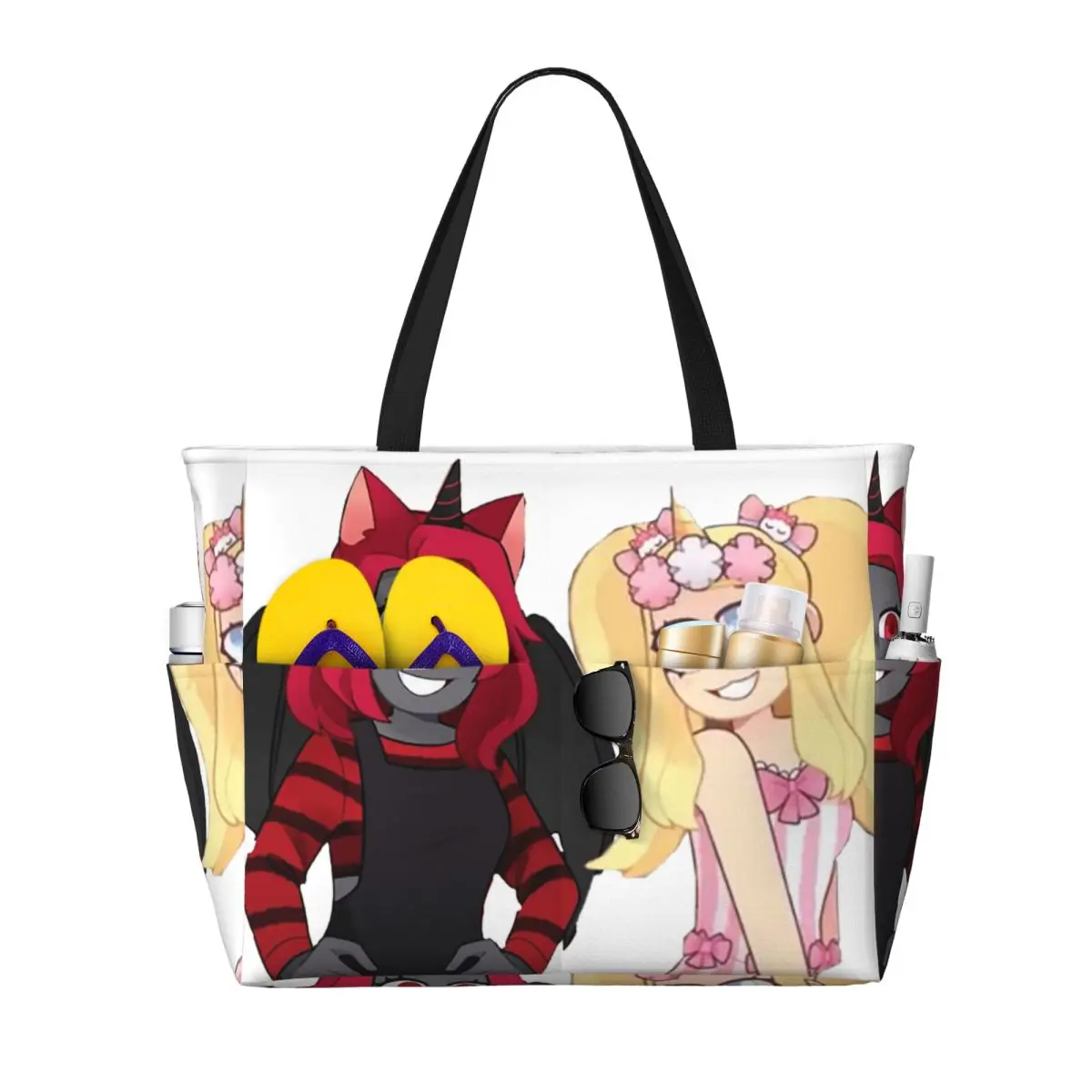 Iamsanna Sanna And Moody Beach Tote Bag Sport Gym Yoga Duffle Large Tote Bag Women Travel Bag Fitness bag