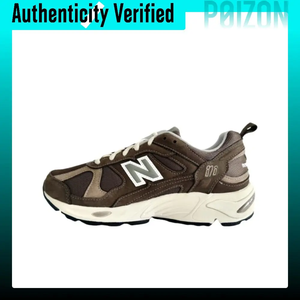 New Balance NB 878 Abrasion Resistant Breathable Cushioning Low top Casual Shoes Unisex Brown CM878MS1