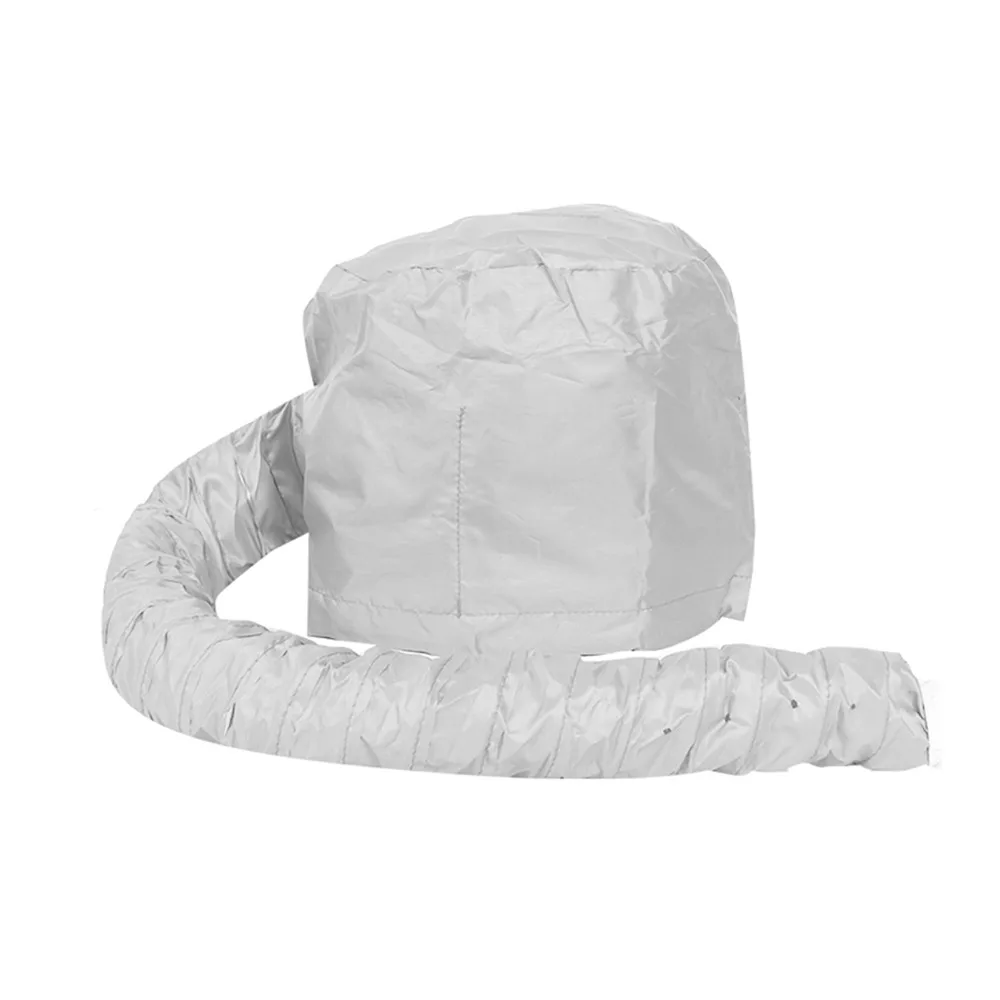 Adjustable Drawstring Hair Drying Cap Universal Soft Material Hooded Hair Dryer Portable Safety Hair Bonnet Attachment Home Use