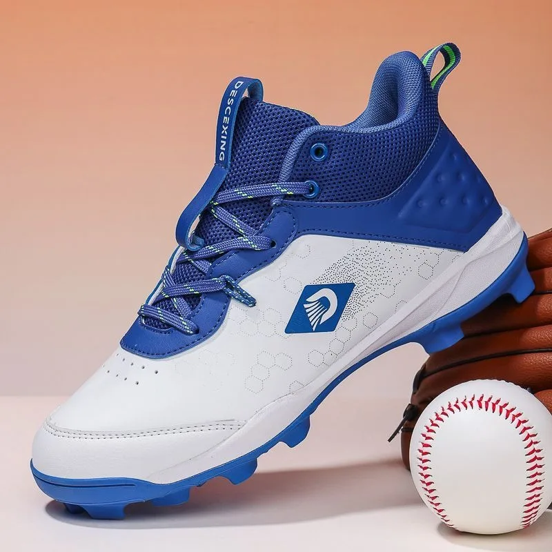 Original Brand Comfortable Mid-Top Competition Specific Softball Sport Shoe New Luxury Outdoor Spike Baseball Training Gym Shoe