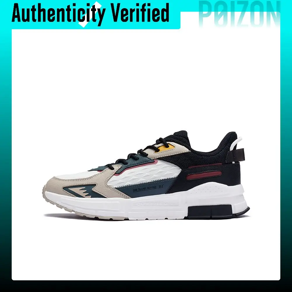 361 Slip Resistant Abrasion Resistant Low top Sports Casual Shoes White Gray Black 572246710