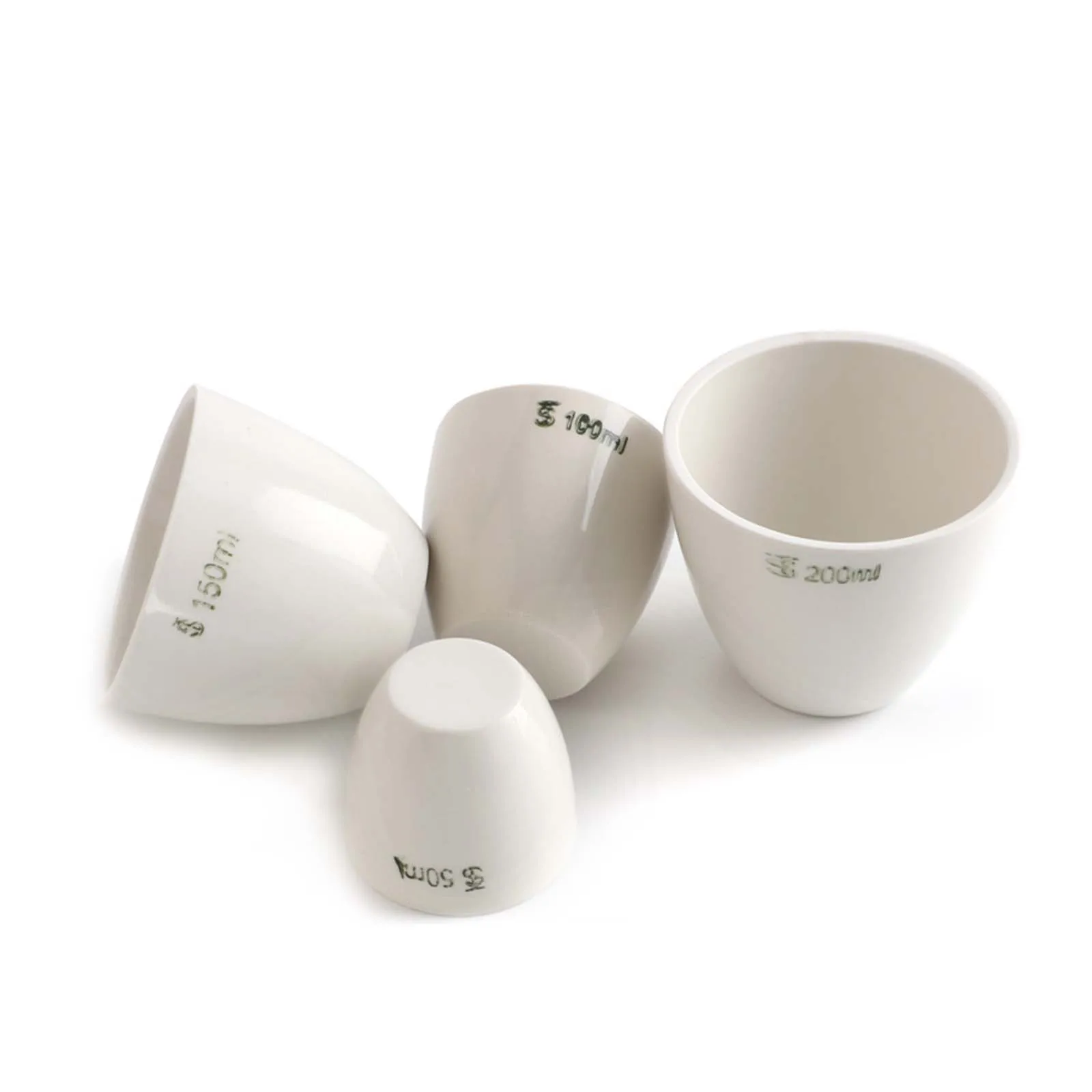 High-Temperature Ceramic Crucible for Jewelry Melting Thickened Chemical Lab Crucible for Furnace Ash Workbench