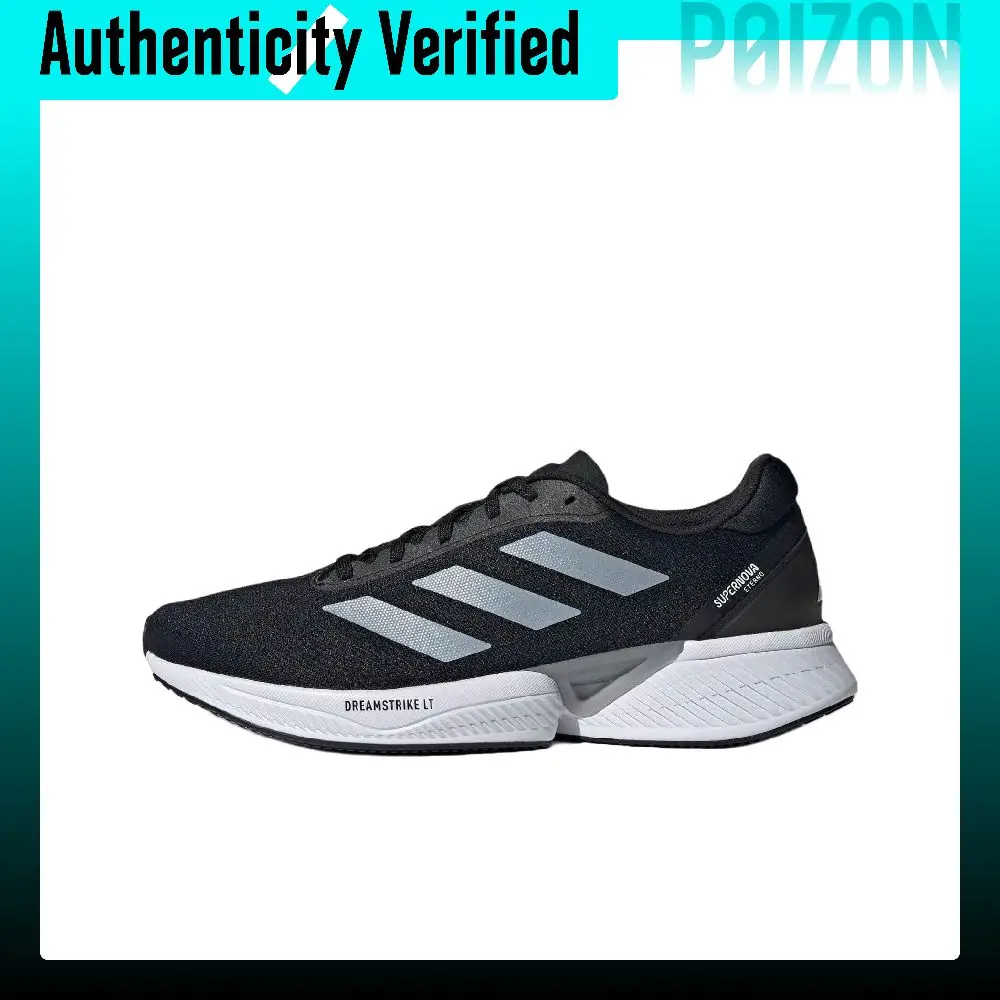 Adidas Supernova Eterno Low top City Commuting Running Shoes Unisex Black Gray IH0440