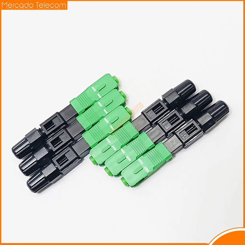 100PCS Optical Fiber Connector fast SC/APC Fiber Optic Quick Connector Loss within 0.3dB SM Quick Assembly