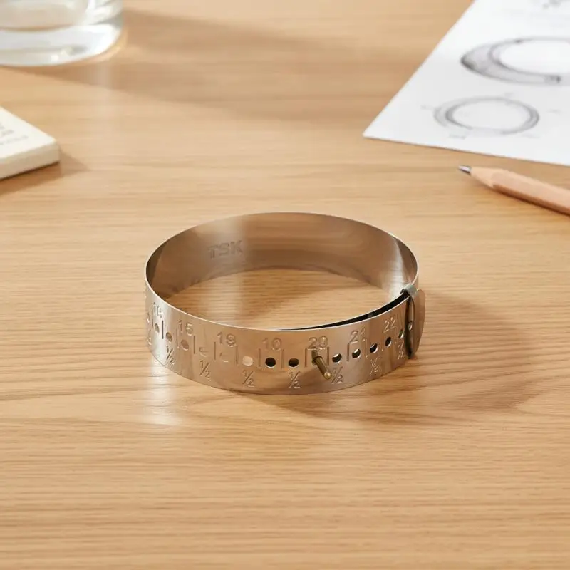 1pcs Stalness Steel Bracelets Sizer Gauge Measure Bracelet Measuring Equipment for Diy Jewelry Tools Making Accessories
