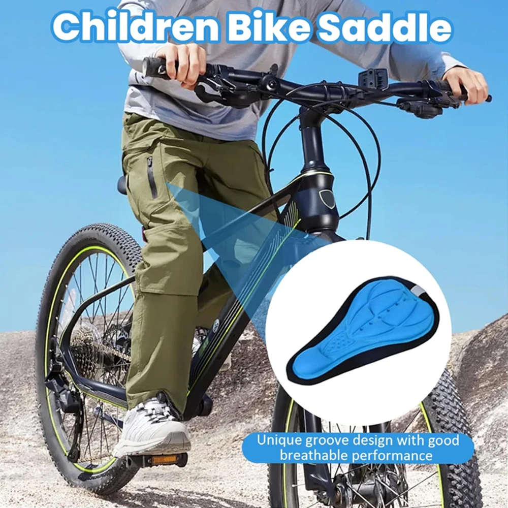 1PCS Bike Seat Cover Bicycle Saddle Cushion with Drawstring & Waterproof Cover Large Comfortable Gel Padded Oversized Paddle