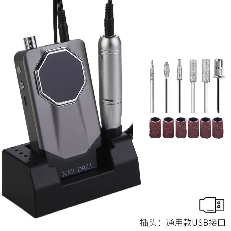 45000RPM Portable Electric Nail Drill Professional Manicure Machine Gel Nail Remover Cuticle Trimmer Polishing Grinder File Tool