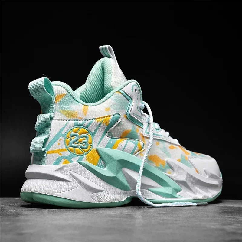 Men Basketball Shoes Outdoor Sports Shoes Non-slip Trainer Unisex Breathable Athletic Women Unisex High Quality Indoor Sneakers