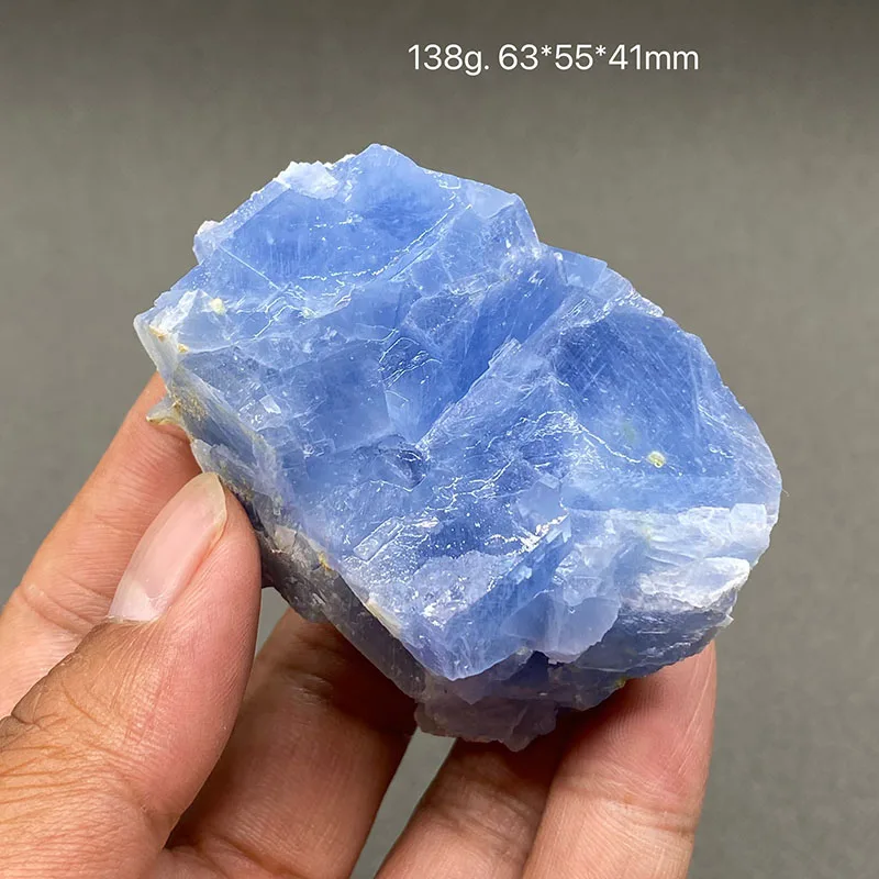 Best100% Natural blue calcite rough specimen crystal quartz Gem Home decorations