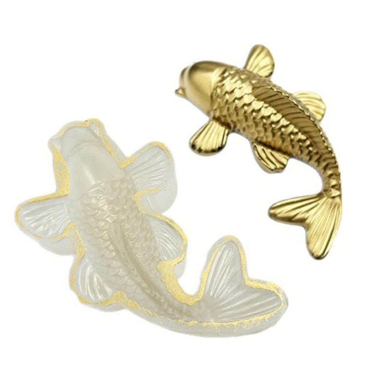 High Elasticity Carp Fish Silicone Mold For Epoxy Resin Casting Handmade Crafts And Decorative Accessories Mould