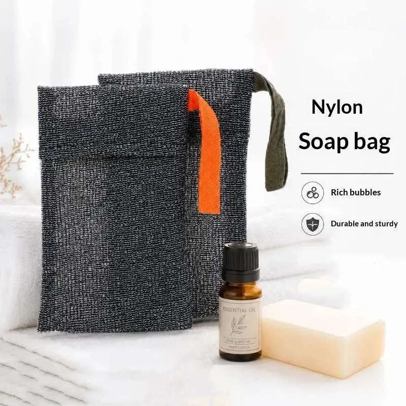 1Pc Soap Pocket Exfoliating Soap Saver Pouch Body Scrubber Rough Sponge Exfoliator For Bath Or Shower Mesh Bar Soap