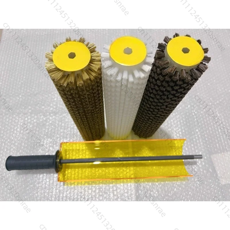 Snowboard Waxing Roller Brush Polishing Snowboard Waxing Set Nylon Horsehair Copper Wire Brush