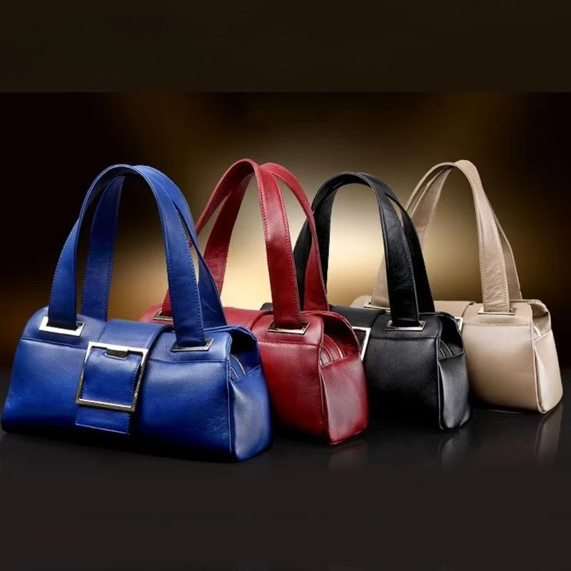 2026 New Fashion Cow Genuine Leather High Quality Women Handbag Ladies Shoulder Bags Female Girl Famous Brand Luxury Pillow Bag