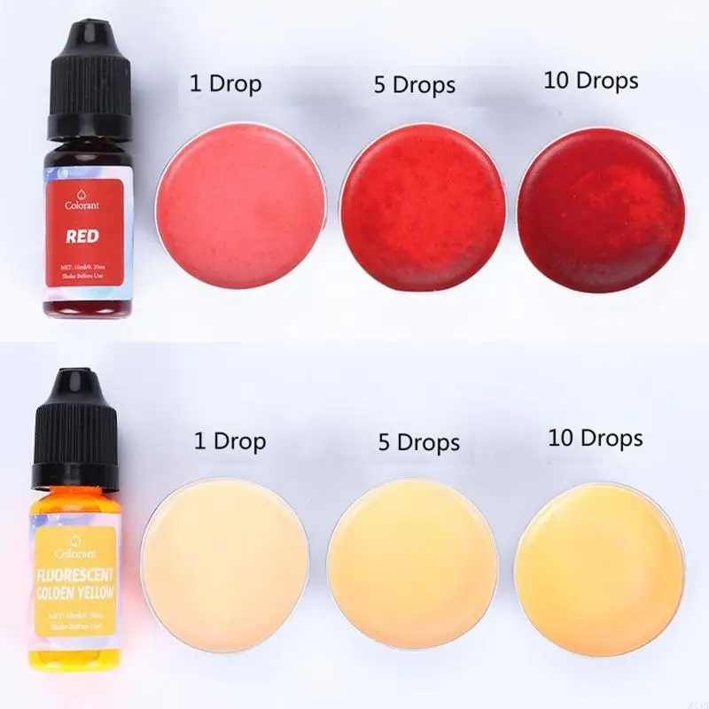 Wax Dye Dye Flakes Making for DIY Supplies 24 Color Popular Colors Liquid Wax Dye Paraffin