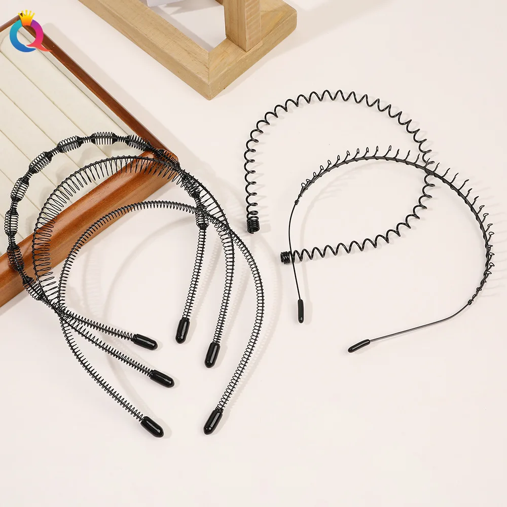 Non Slip Metal Headband for Women Face Washing Skincare Back of Head Sleek Hair Hoop Minimalist Wholesale