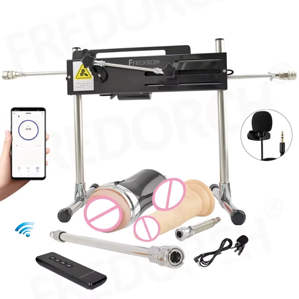 DTSUDU120W Automatic Silent Sex Machine for Men and Women Masturbation Telescopic Machine with 2 Rod App Control Sex Toys