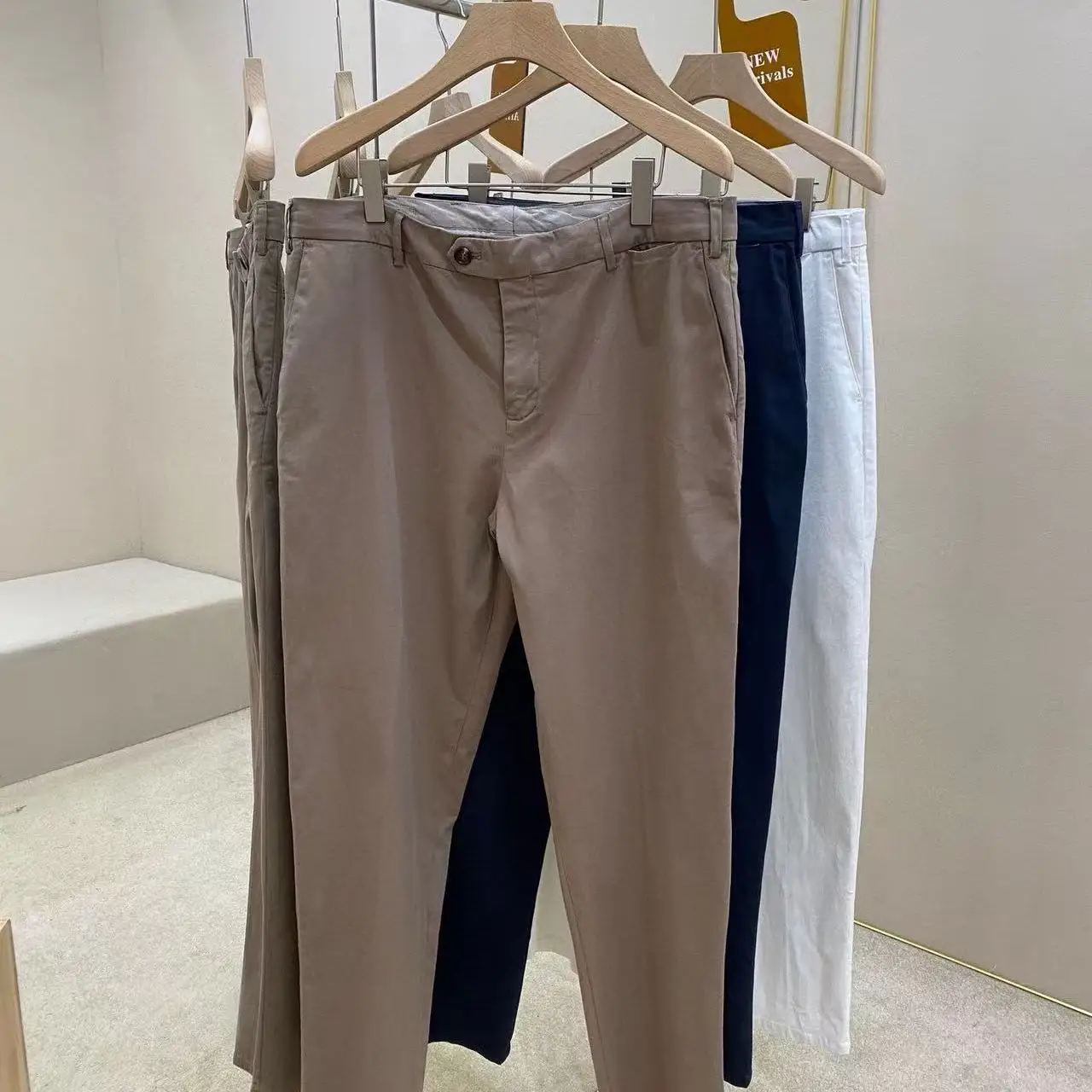 BC Italian new old money style fashion casual pants men's business casual versatile trousers
