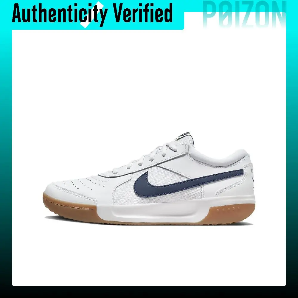 Nike Court Lite 3 Tennis Shoes Men's Low Top White/Blue DV3258-102