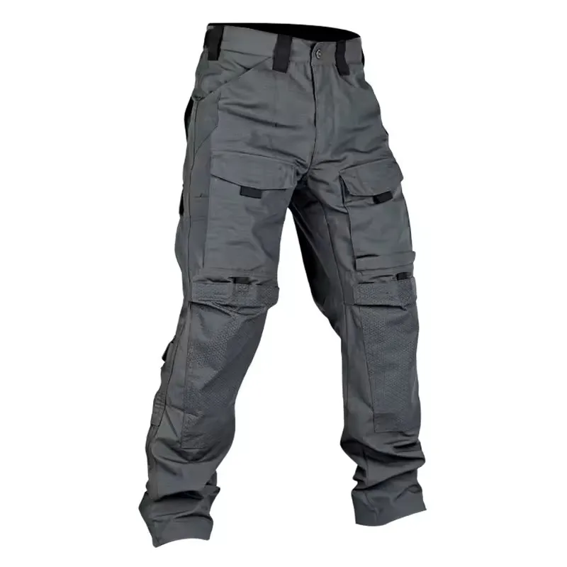 Tactical Pants Men Multi-Pocket Cargo Pants Casual Trousers Wear-Resistant Quick Dry Workwear Hiking Trainning Pant Loose