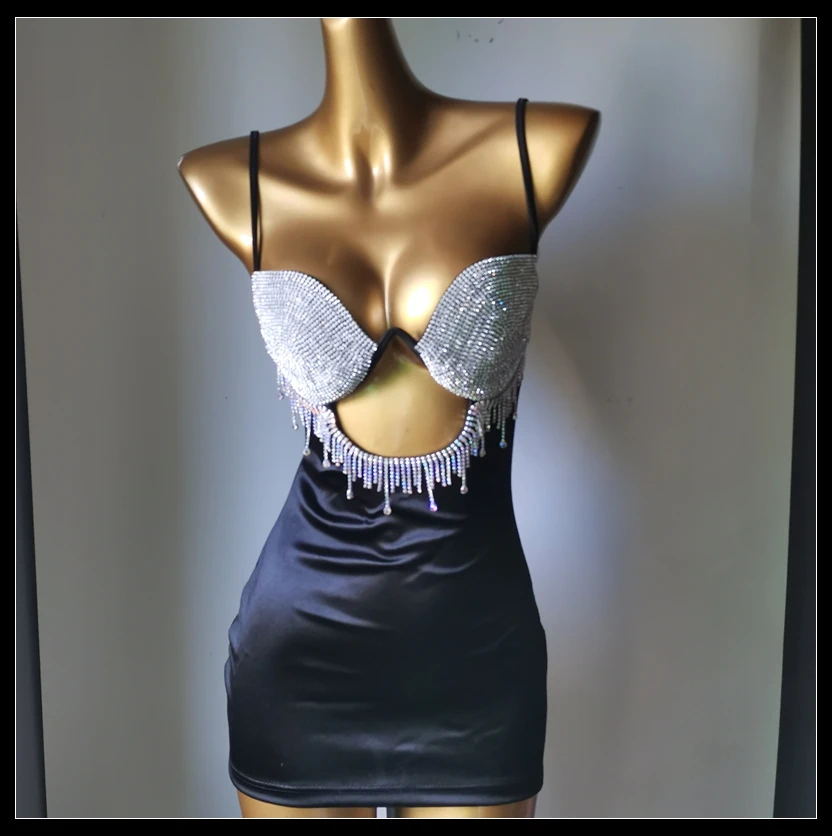 2025 newest fashionswimwear bar bikinidiamond bikini crystal bar bikini skirt handmade diamond skirt  bar bikini crystal skirt