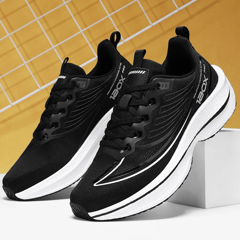Men Full Carbon Plate Marathon Running Sneakers TennisTrainer Jogging Race Outdoor Athletic Sport Workout Footwear BIG Size 48