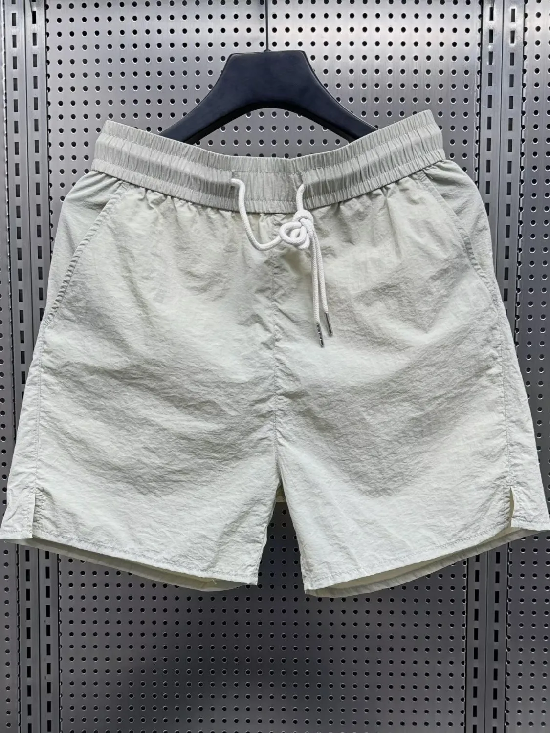 Quick Dry Breathable Lightweight Summer Shorts Men's Casual Drawstring Beach Pants Loose Fit Straight Leg Youth Fashion
