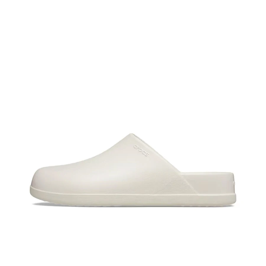 Crocs Dylan Burnished Unisex White Slip-On Sandals  Simple Non-Slip Durable Casual Versatile Comfort Fit 209366-160