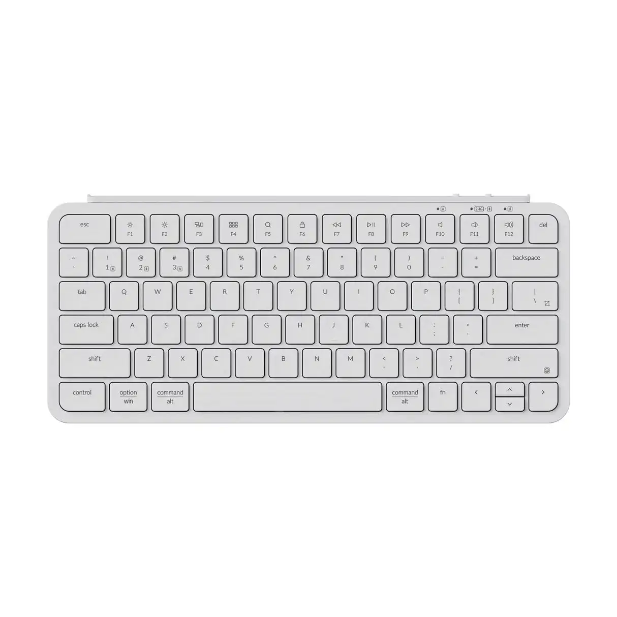 Keychron B1 Pro ZMK Ultra-Slim Wireless Keyboard Portable Lightweight 2.4GHz & Bluetooth Wireless Connections