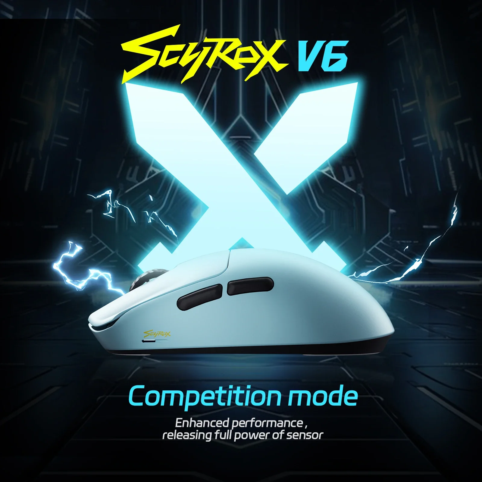 SCYROX V6/V6s PAW NEXT I 8K Wireless Gaming Mouse 40g Ultra Lightweight 50000DPI Optical Switches 880IPS Web Driver 8K Dongle