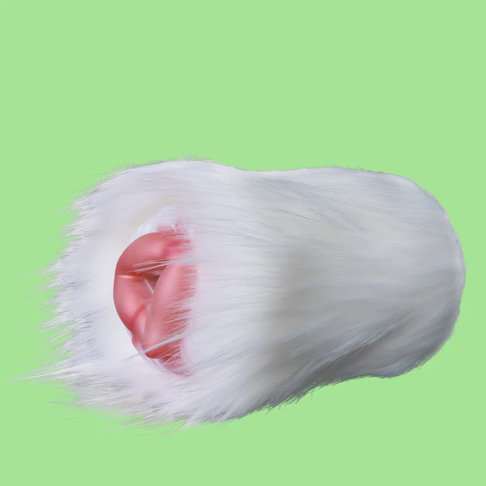 GEEBA Animal Horse-Pocket Pussy Stroker Male Masturbator Cup Lifelike Fur Monster Vaginal Plush Sex Toy Man's Penis Onahole