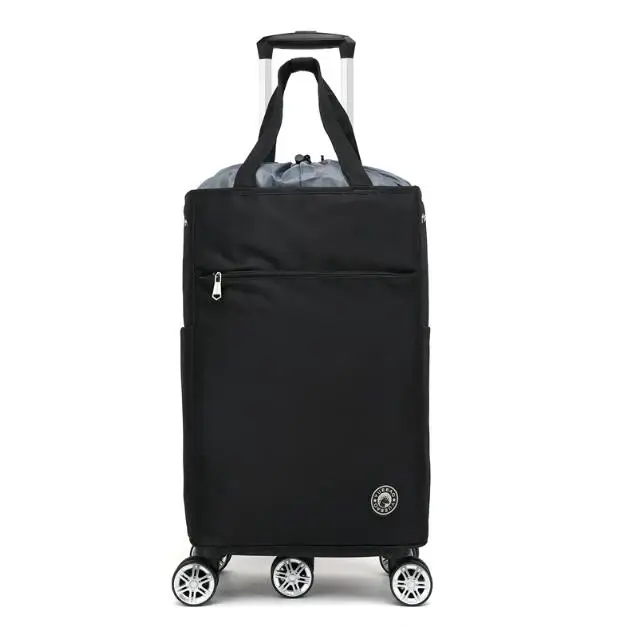 Women shopping Rolling bag Women Travel trolley bags with wheels Thermal Trolley Grocery Bags Waterproof Rolling Luggage bag