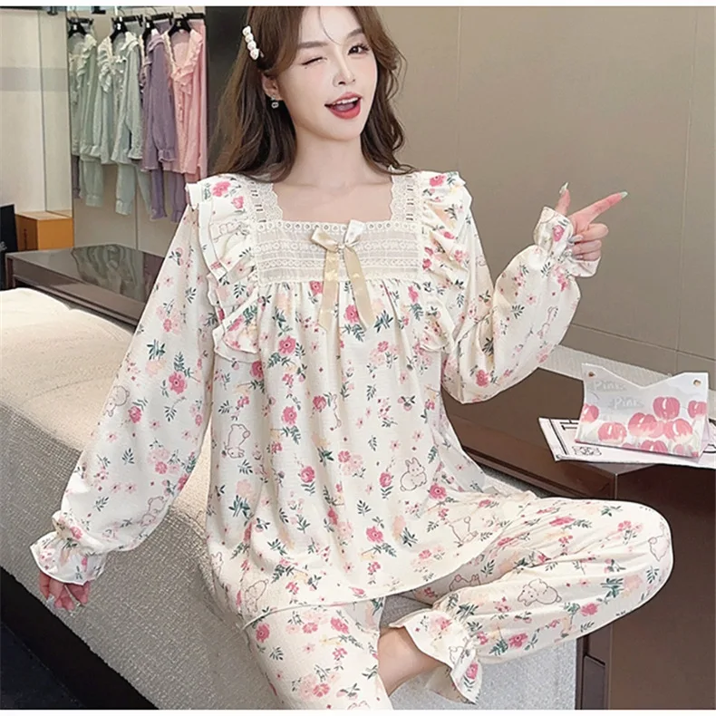 2025Pjs Set Women's Pajamas Women's Warm Winter Pajama Set Fashionable Home Clothes, Pajamas Cute Set Cute and Soft Pajama Set