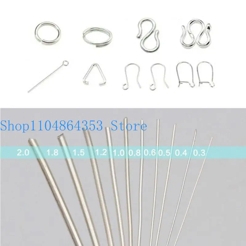 652F 39.37in Jewelry Making Silver Chains Light Handy Durable Necklace Chains Wire